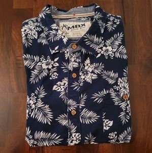 MBX Button Down w/ Wood Buttons & Summer Vibe